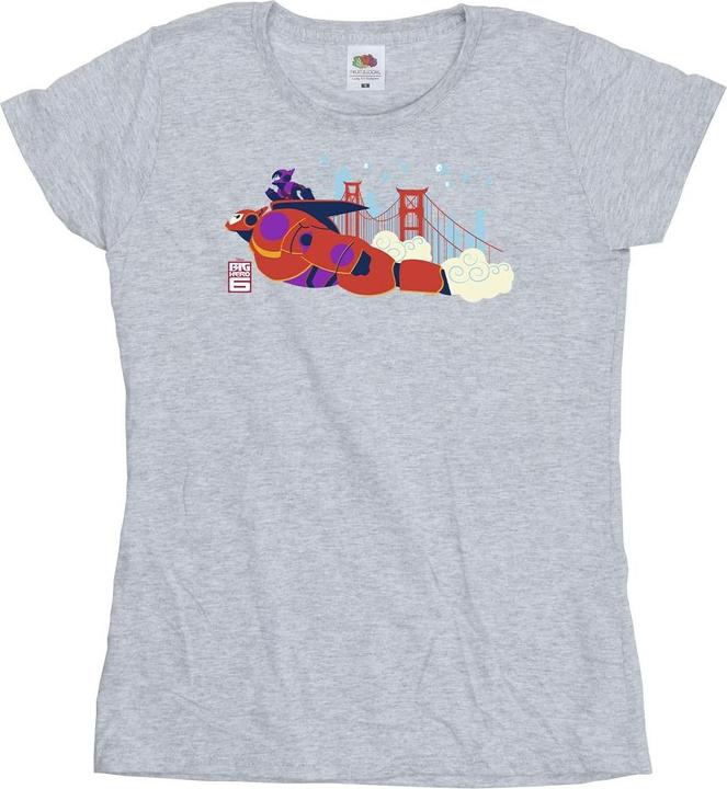Disney Big Hero 6 Baymax Hiro Bridge TShirt (L)