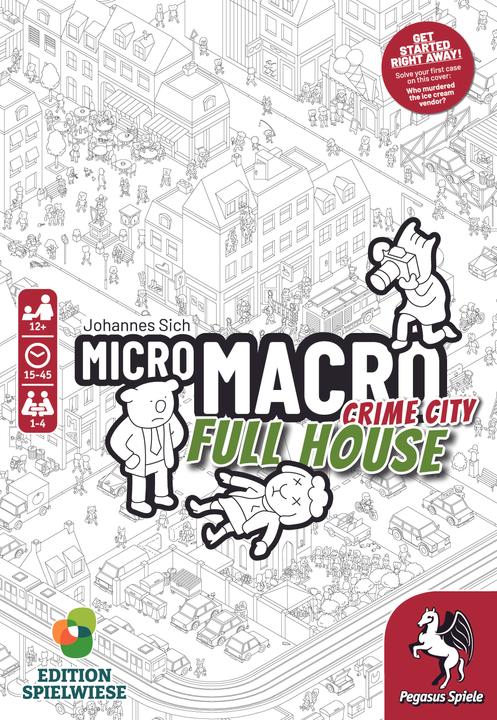 Actual product image Pegasus MicroMacro: Crime City 2? Full House (Edition Spielwiese) (English Edition) (English)