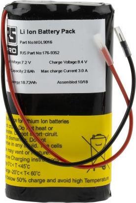 Image du produit Rs Pro Li-Ion battery 2S1P (18650) + PCM UN38.3 (1 pcs, 18650, 2600 mAh)