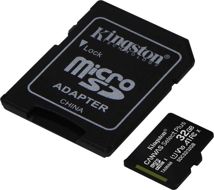 Immagine prodotto Kingston Canvas Select Plus (32 GB, microSDHC, U1, UHS-I)