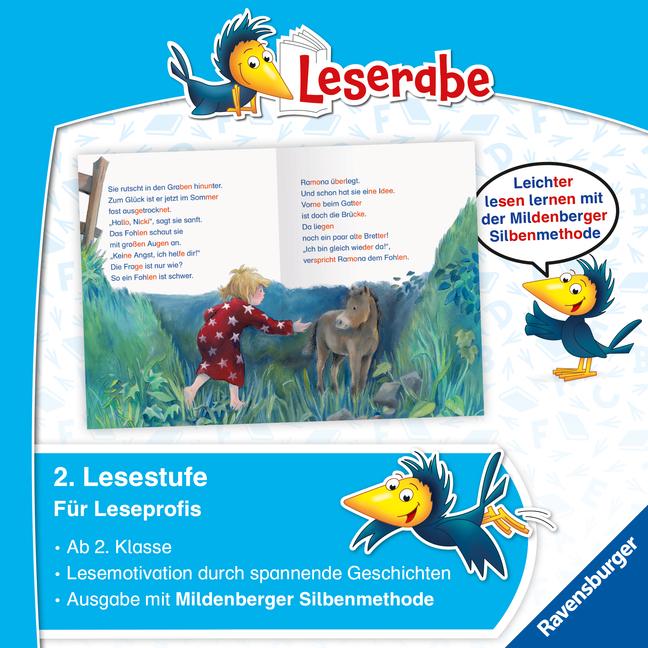 Produktbild Ravensburger Leserabe mit Mildenberger Silbenmethode: Pferdegeschichten (Deutsch, Julia Boehme, Dorothea Ackroyd, 2023)