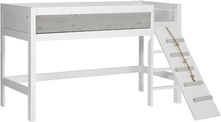 Produktbild Lifetime Kidsrooms Halbhohes Bett Kombi 1 mit Deluxe Lattenrost und Laufplanke