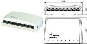 Immagine prodotto Telegärtner Mini distributore Cat6 MPD8-HS apws TH35 J02021A0030 - Patch panel
