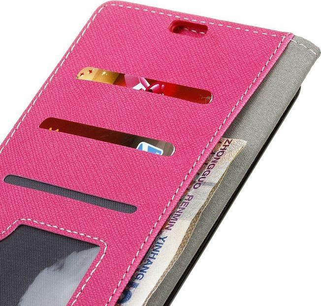Image du produit MU Classic Housse en cuir avec motif en croix (Huawei Y6 (2017), Huawei Y5 (2017))
