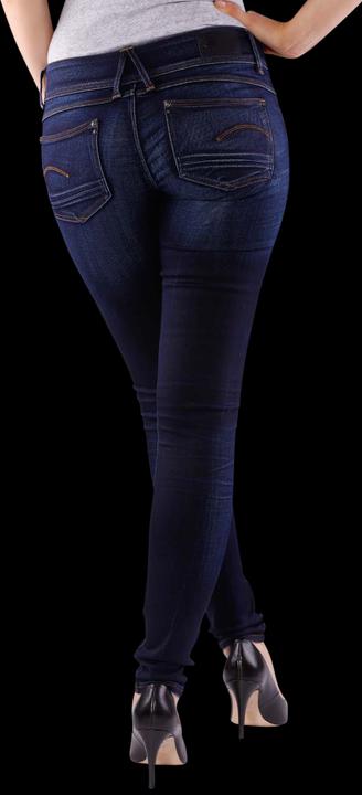 Image du produit G-Star Lynn Mid Skinny Jeans moyennement vieilli (W24/L30)