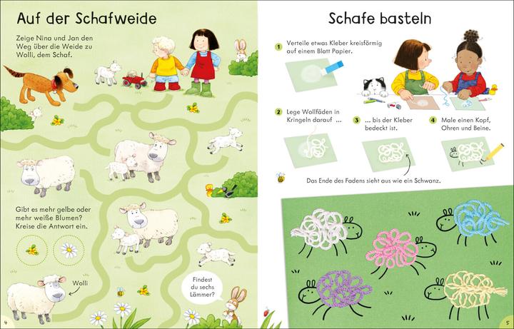 Produktbild Mein erstes Bastel-, Spiel- und Malbuch