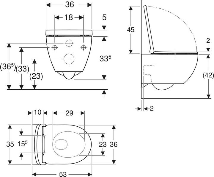 Image du produit Geberit Acanto Set