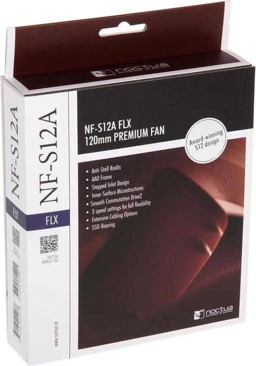 Actual product image Noctua Nf-S12a Flx (120 mm, 1 x)