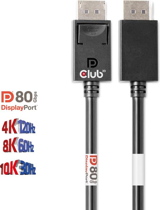 Image du produit Club 3D DisplayPort – DisplayPort (1.20 m, DisplayPort)