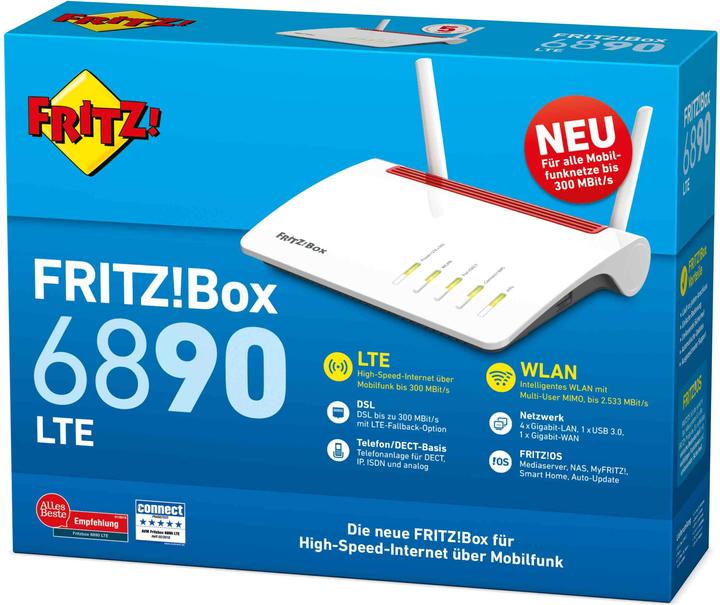 Actual product image AVM FRITZ!Box 6890 LTE (DE version)