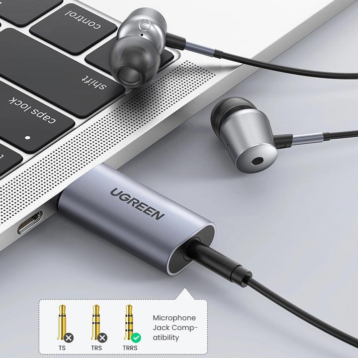 Immagine prodotto Ugreen USB 2.0 all'adattatore audio USB Sound Card Stick (USB)