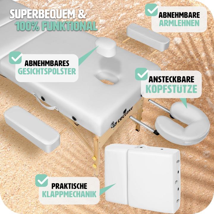 Actual product image tectake Massage couch