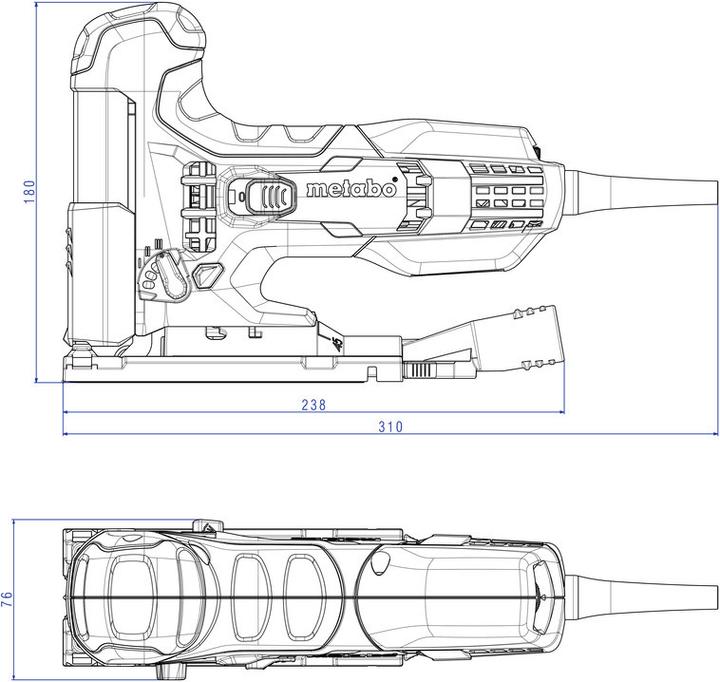 Actual product image Metabo Pendulum jigsaw STE 100 Quick CH