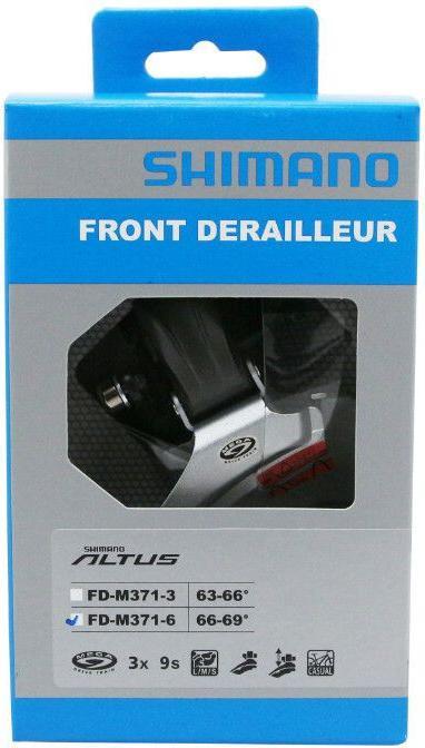 Produktbild Shimano ALTUS FD-M371 3X9V Collier Haut