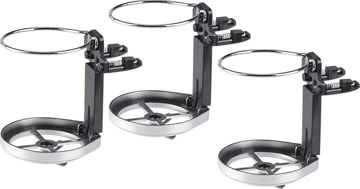 Produktbild Lescars 3er-Set Auto-Getränkehalter für Lüftungsgitter