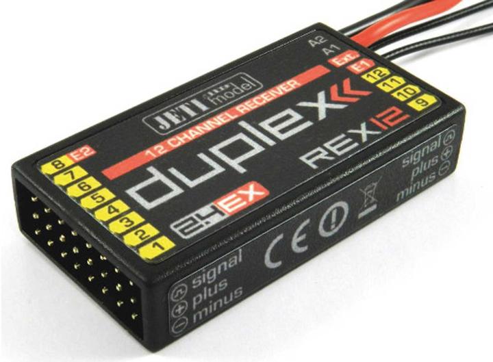 Actual product image Jeti Receiver REX 12 duplex