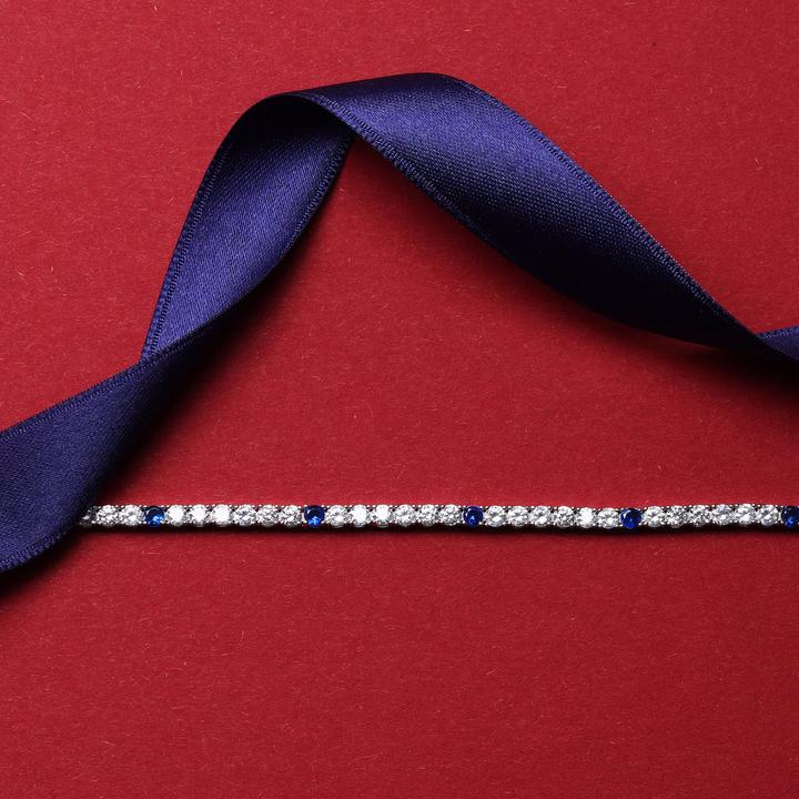 Produktbild Morellato Elegant silver bracelet with zircons Tesori SAIW137 (19 cm, Silber 925)