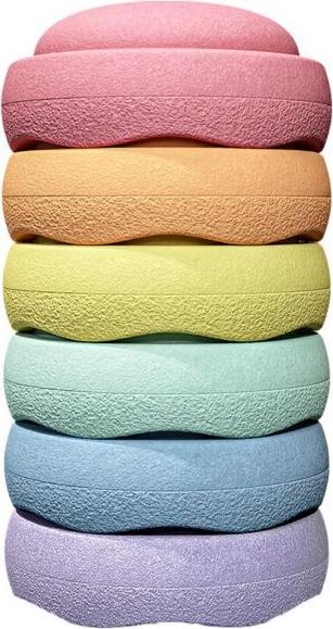 Produktbild Stapelstein ® Original Grow Rainbow Pastel, 6er-Set