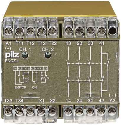 Actual product image Pilz 775650 PNOZ 1 230-240VAC 3n/o 1n/c