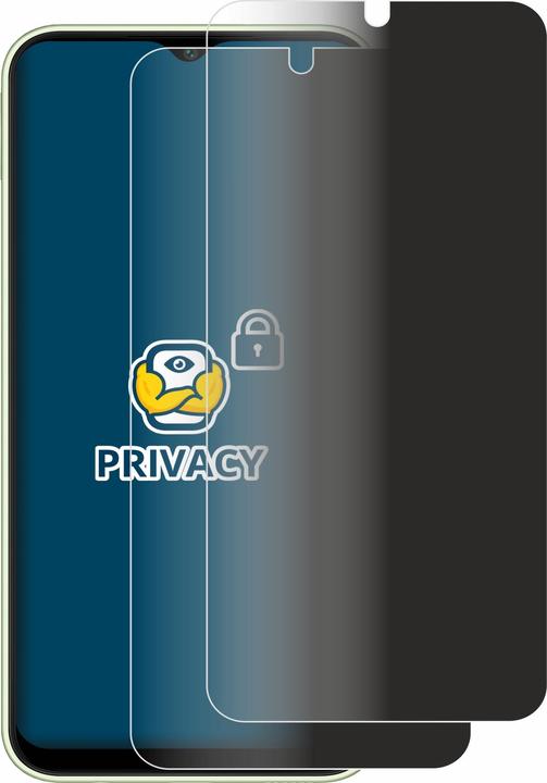 Productafbeelding BROTECT Anti-spionnetje privacyfolie Beschermfolie tegen blauw licht (2 Stuk, Samsung Galaxy A14)