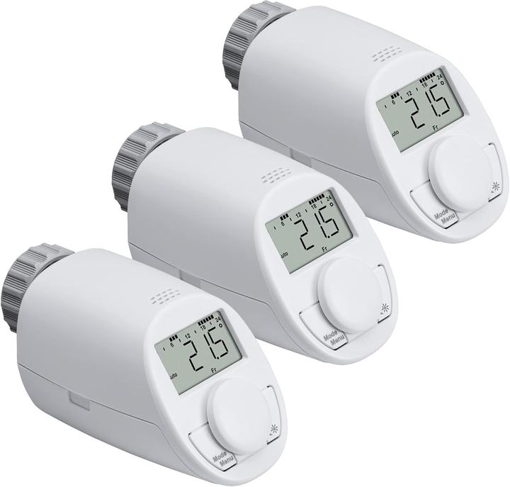 Actual product image Eqiva 3er Set Elektronik-Heizkörperthermostat