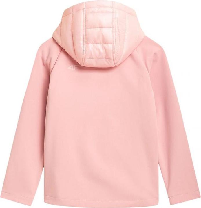 Actual product image 4F Jacket Girls Softshell Light Pink HJZ21 JSFD002 56S (164cm) (56)