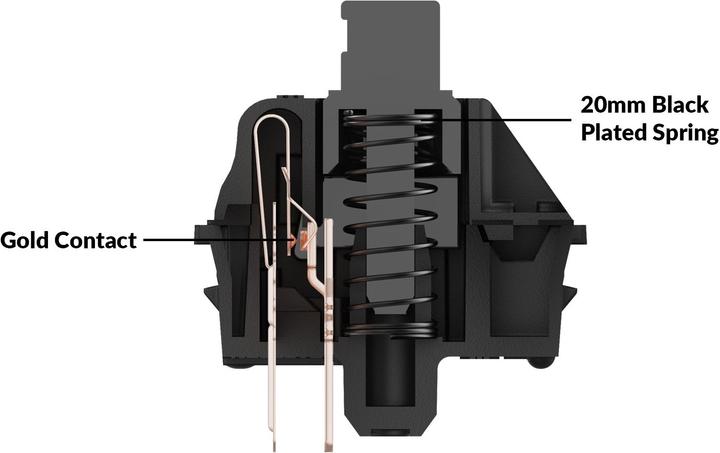 Actual product image Keychron Gateron Oil King Switch