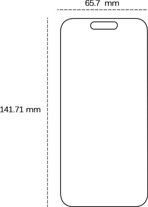 Produktbild OEM Gehärtetes Glas 2,5D für iPhone 16 6,1" (1 Stück, Apple iPhone 16)