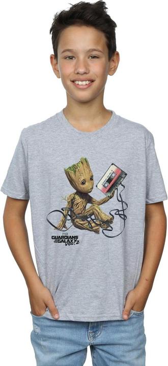 Actual product image Boys Guardians Of The Galaxy Groot Tape T-Shirt (128)