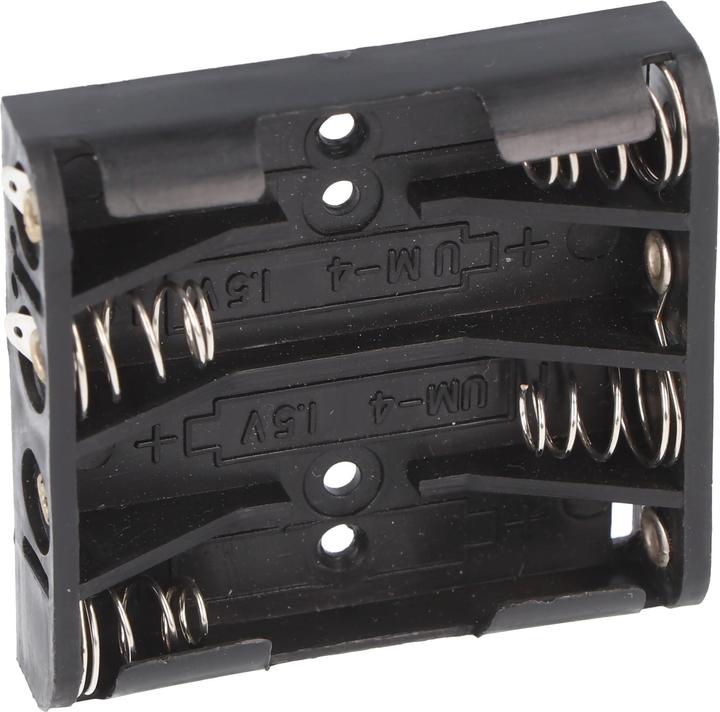 Actual product image Goobay Batteriehalter für 4x Micro mit Lötanschluss