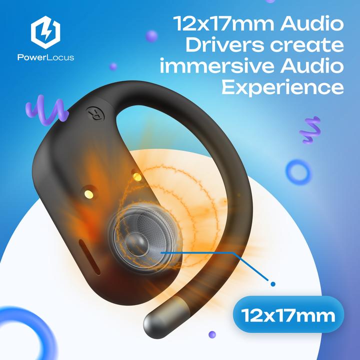 Actual product image PowerLocus Jumpy Open Ear Bluetooth-Kinderkopfhörer