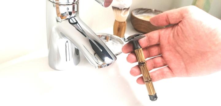 Produktbild Sawoo Rasierhobel Bamboo aus Messing u. Bambusholz inkl. 10 Rasierklingen