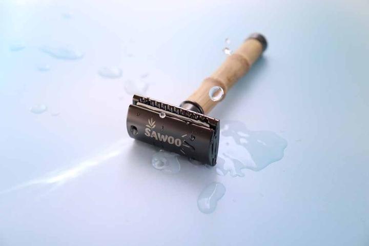 Produktbild Sawoo Rasierhobel Bamboo aus Messing u. Bambusholz inkl. 10 Rasierklingen