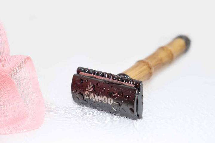 Produktbild Sawoo Rasierhobel Bamboo aus Messing u. Bambusholz inkl. 10 Rasierklingen