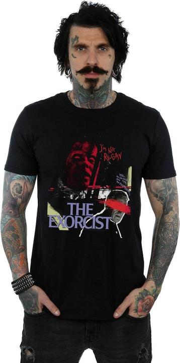 Actual product image The Exorcist Mens Scratched Eyes T-Shirt (5XL)