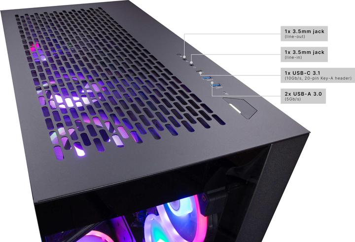 Immagine prodotto Captiva PC Highend Gaming R83-476 (Ryzen 7 7800X3D/RTX4070 Super 12GB GDDR6X/SSD 2TB/64GB/WLAN/Windows 11 H (AMD Ryzen 7 7800X3D, 65.54 GB, 2000 GB, GeForce RTX 4070 Super)
