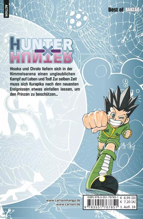 Productafbeelding Hunter X Hunter 34 (Duits, Yoshihiro Togashi, 2018)