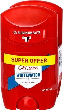 Produktbild Old Spice WhiteWater Duo Deodorant Stick for Men 2 x 50 ml (Stick, 100 ml)