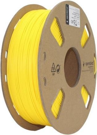 Image du produit Gembird Cassette de filament PLA bobine étroite (PLA, 1.75 mm, 1000 g, Jaune)
