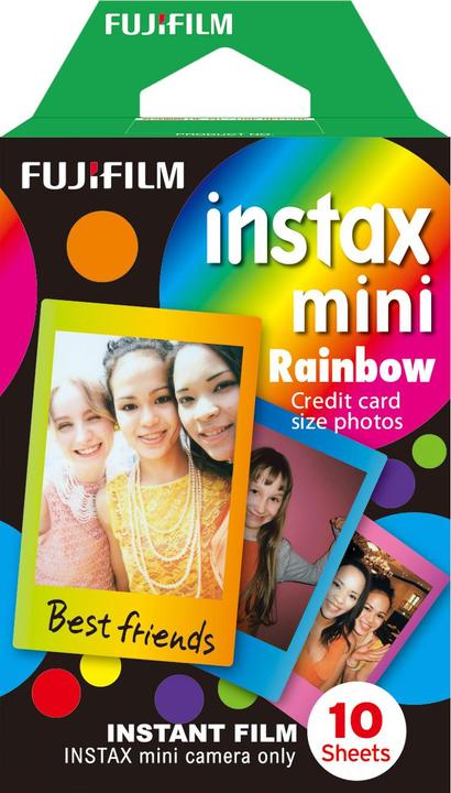 Actual product image Fujifilm Instax Color Mini Rainbow (Instax Mini)