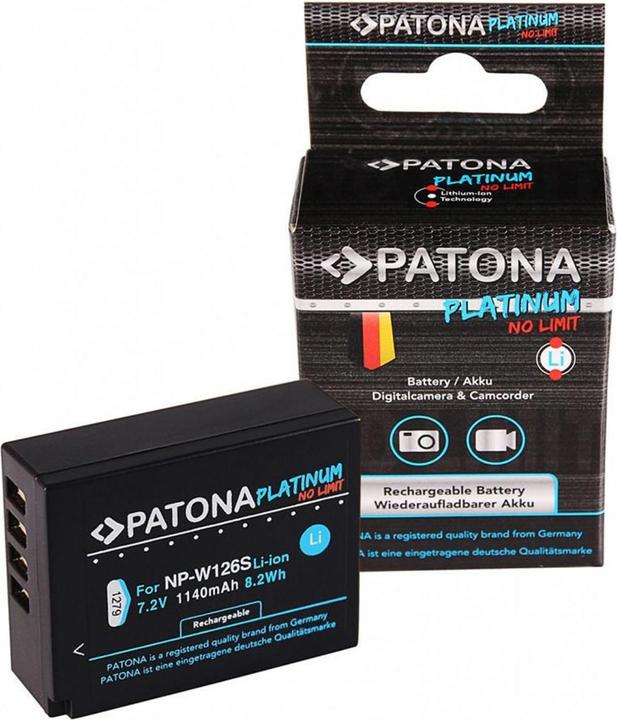 Image du produit Patona Pile au platine Fuji NP-W126S (Batterie)