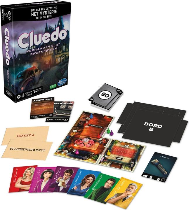 Produktbild Hasbro Gaming Cluedo Escape Betrayal im Brettspiel Slot Swaenesteyn (Englisch, Niederländisch)