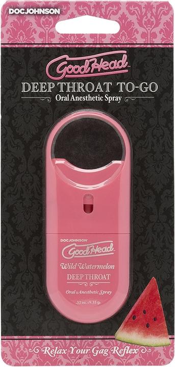 Produktbild Doc Johnson GoodHead™ To-Go - Deep Throat Spray - Wild Watermelon