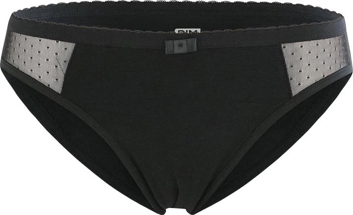 Produktbild DIM Slip Lace Medium schwarz mit Meshdetail (L)