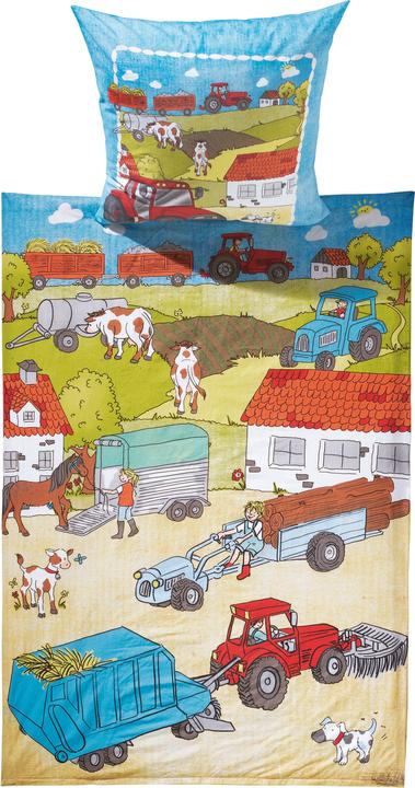 Image du produit Erwin Müller Parure de lit "Ferme" pour enfants