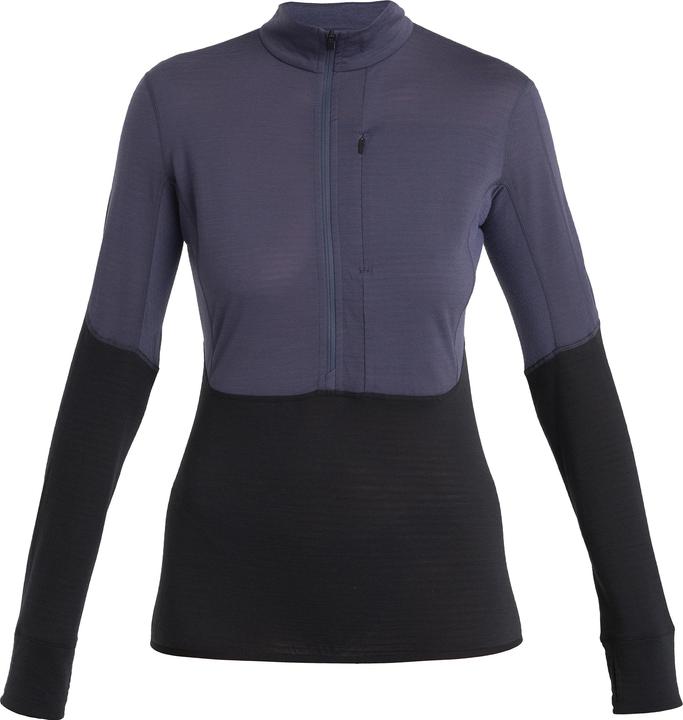 Actual product image Icebreaker Women Merino 200 Realfleece Descender LS Half Zip (S)