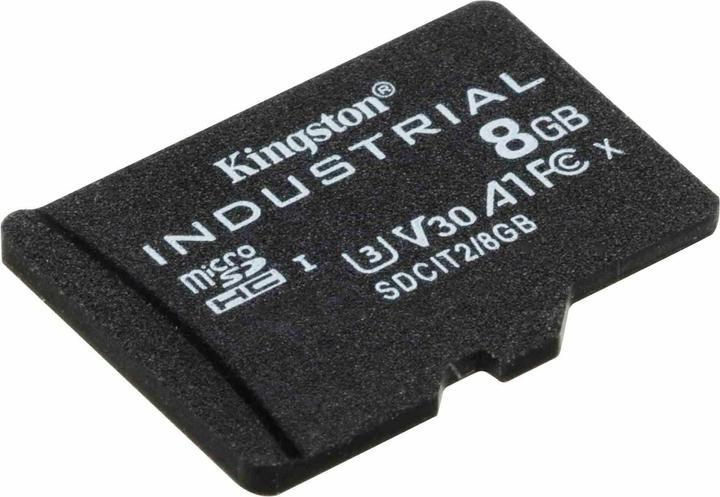 Actual product image Kingston Industrial (8 GB, microSDHC, U3, UHS-I)