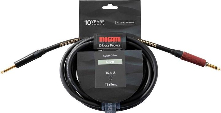 Image du produit Mogami Câbles de connexion pour guitare Gold Series (3 m, jack 6.3mm)