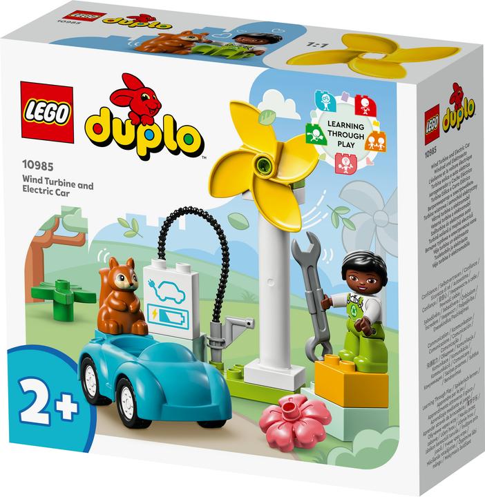 Produktbild LEGO Windrad und Elektroauto (10985)