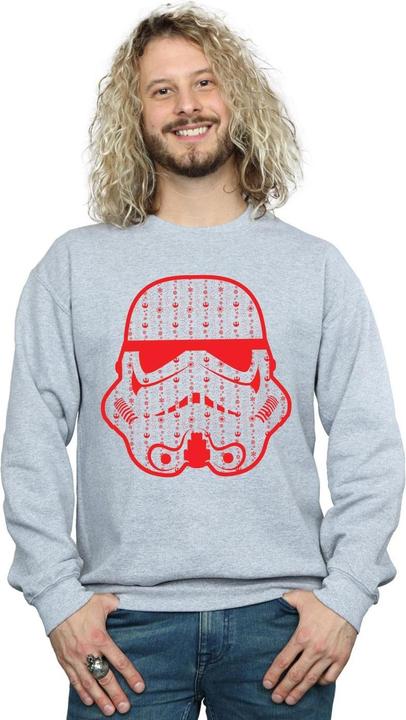 Produktbild Star Wars Christmas Stormtrooper Helmet Sweatshirt (S)